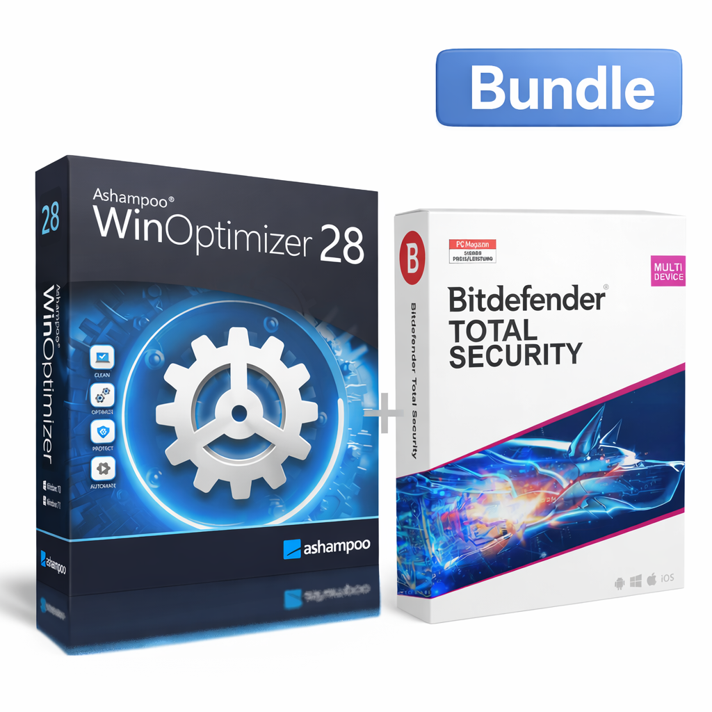 Pacchetto Ashampoo WinOptimizer 28 + Bitdefender Total Security