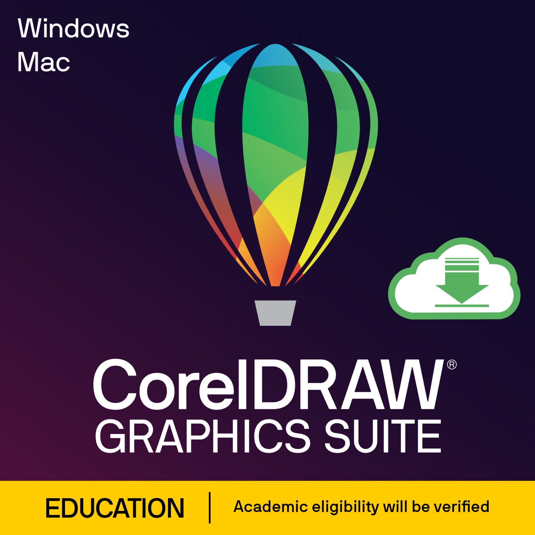 CorelDRAW Graphics Suite 2025 Education – Windows – Durata: 1 anno – Licenza scaricabile