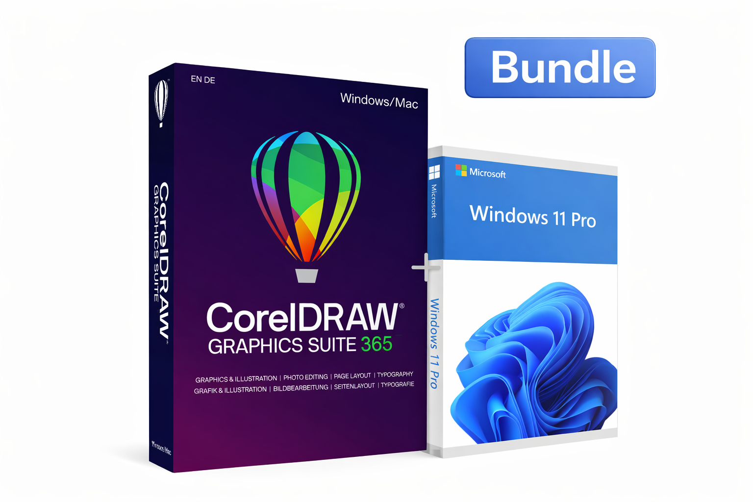 Pacchetto CorelDRAW Graphics Suite 365 + Windows 11 Pro