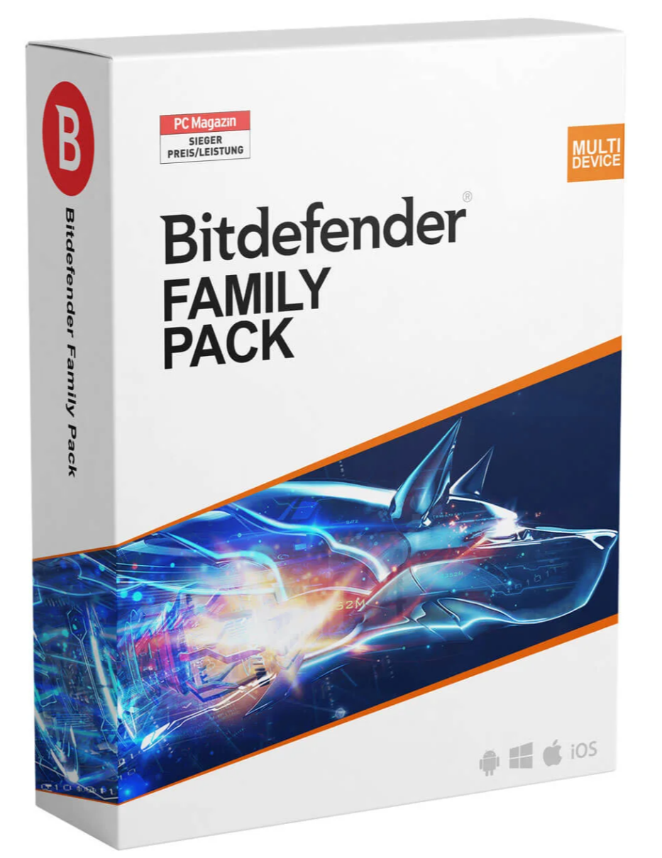 Bitdefender Family Pack 2026 | 15 dispositivi – 1 anno di validità | Protezione multidispositivo completa per tutta la famiglia