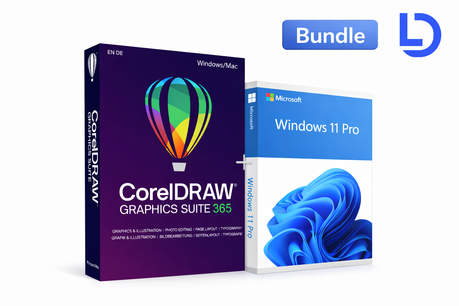 Pacchetto CorelDRAW Graphics Suite 365 + Windows 11 Pro