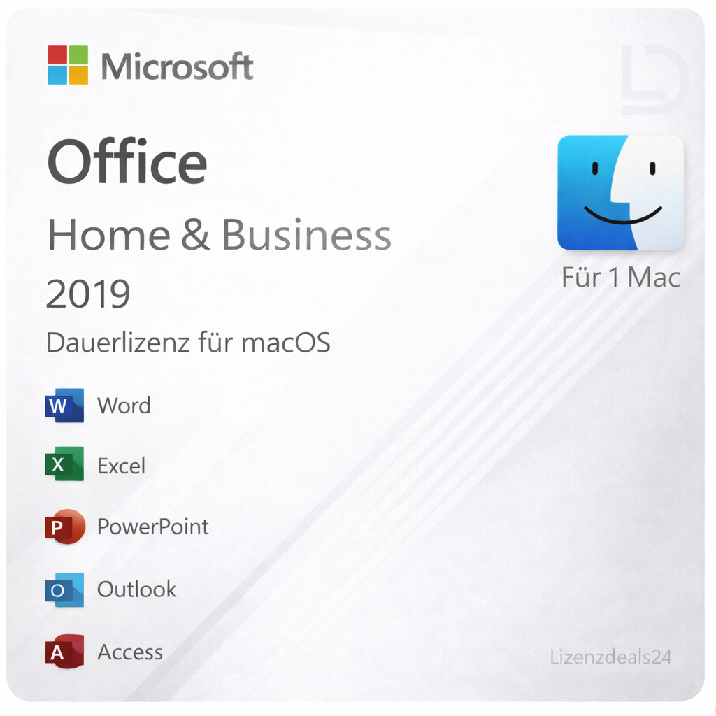 Microsoft Office 2019 Home and Business per Mac – Licenza permanente per macOS