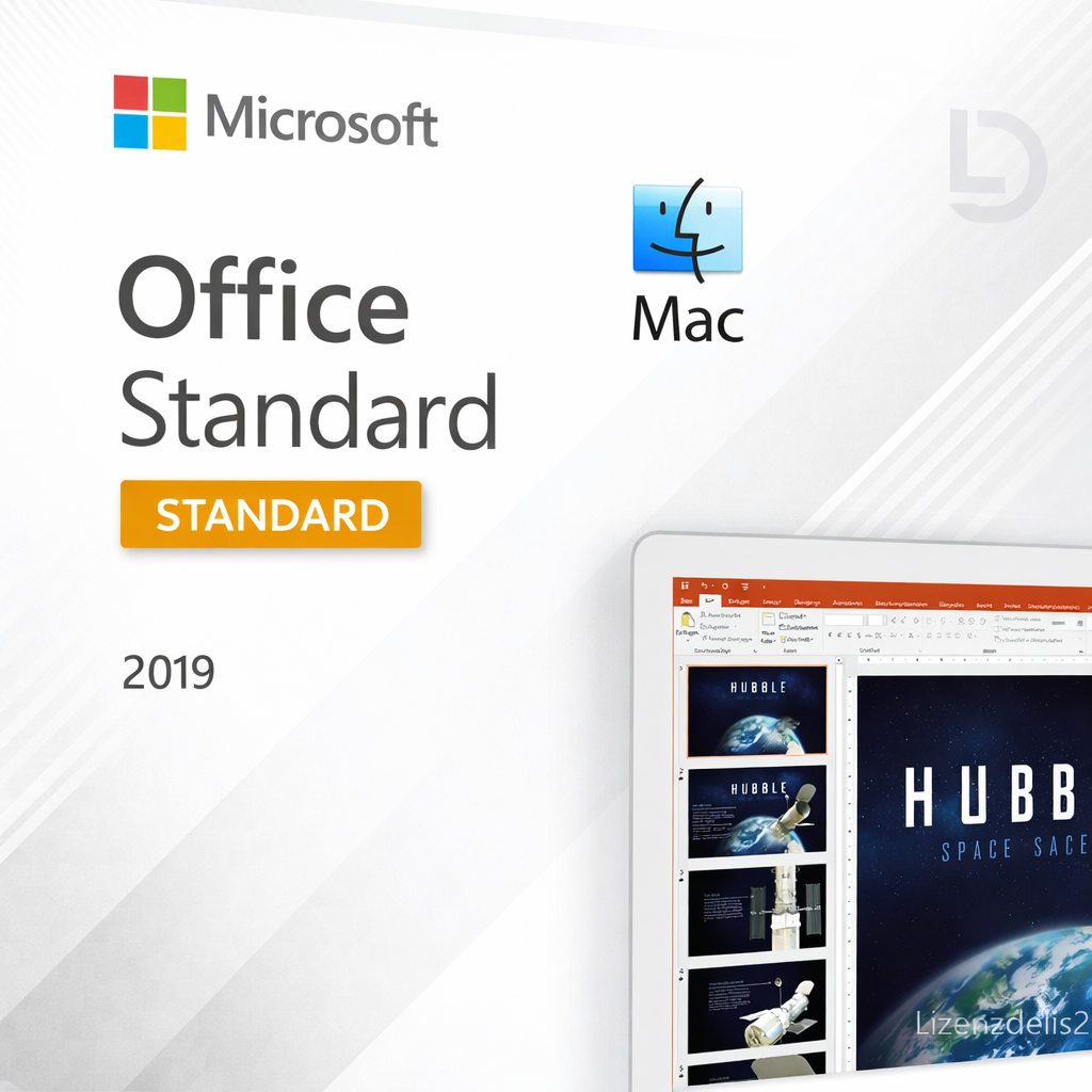 Microsoft Office 2019 Standard per Mac – Licenza perpetua per macOS