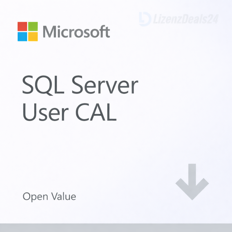 Licenza CAL utente Microsoft SQL Server – Open Value