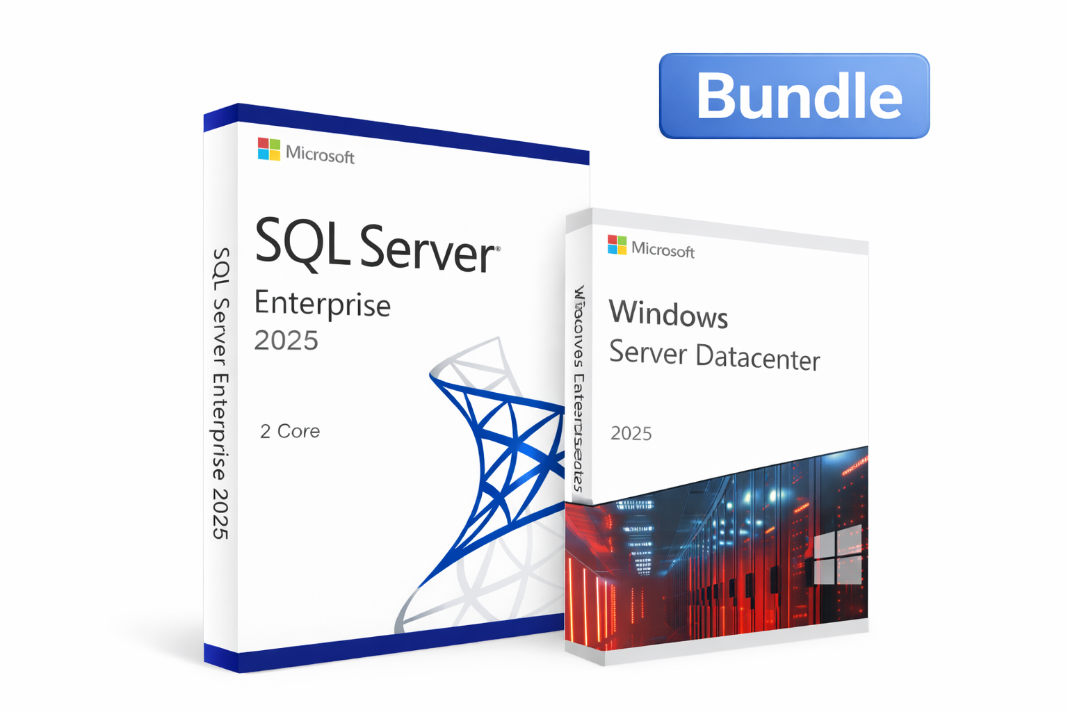 Pacchetto Microsoft Windows Server 2025 Datacenter + SQL Server 2025 Enterprise