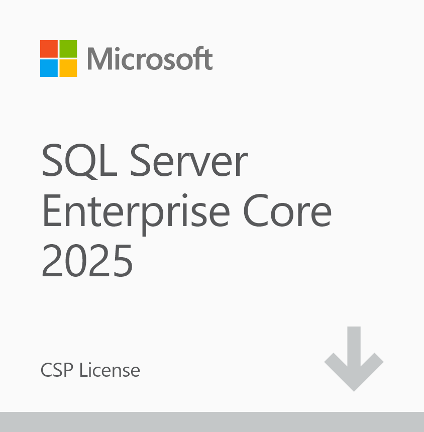 Microsoft SQL Server Enterprise Core 2025 – CSP – Licenza perpetua basata su Core – On-premises