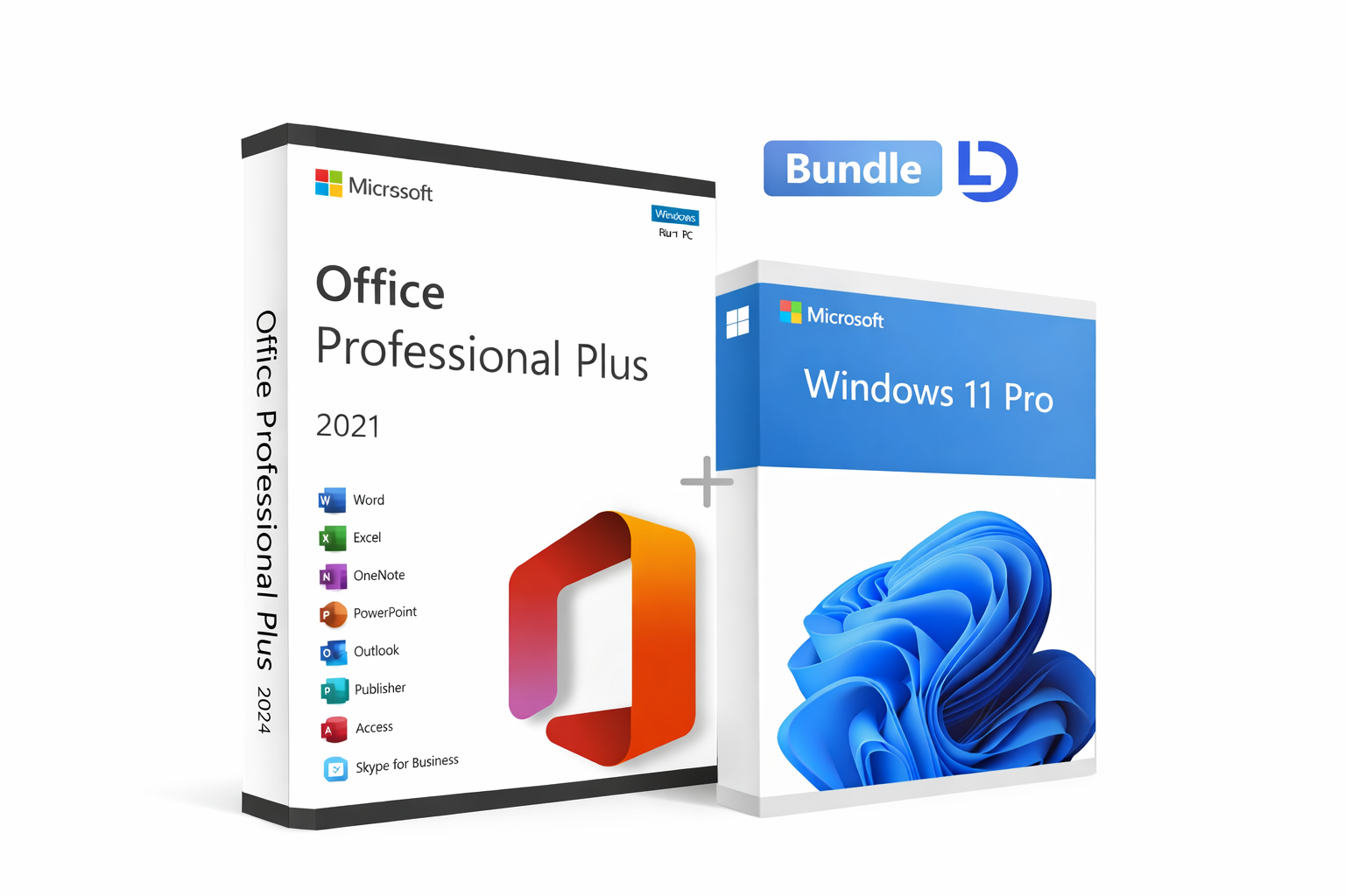 Pacchetto Microsoft Office 2021 Professional Plus e Windows 11 Pro