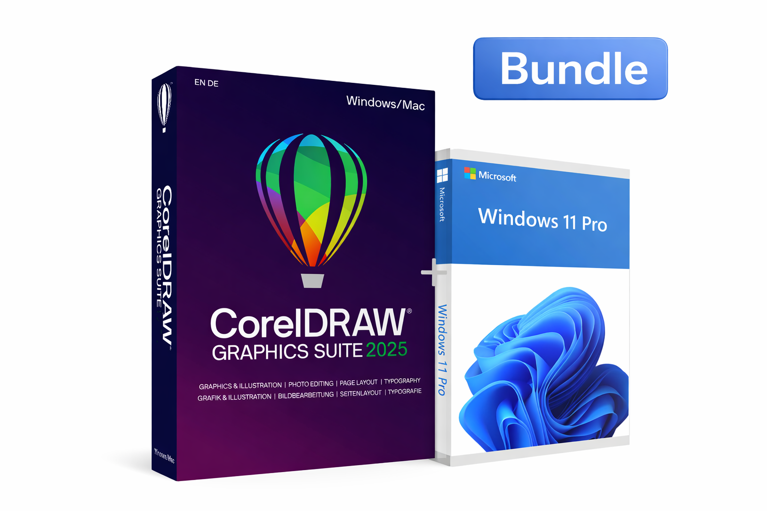 Pacchetto CorelDRAW Graphics Suite 2025 + Windows 11 Pro